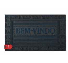 TAPETE CAPACHO PESADO EMBOR.BEM V.40X60CM MR423